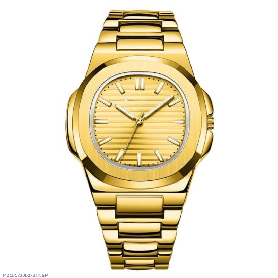 Men's Quartz chain strap watch - Water resistant