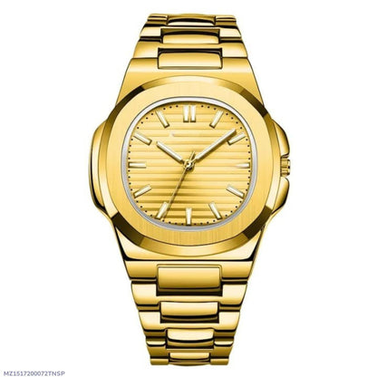 Men's Quartz chain strap watch - Water resistant