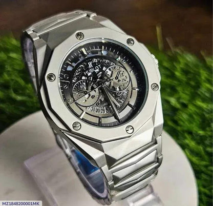 Men's Quartz chain strap watch - Water resistant