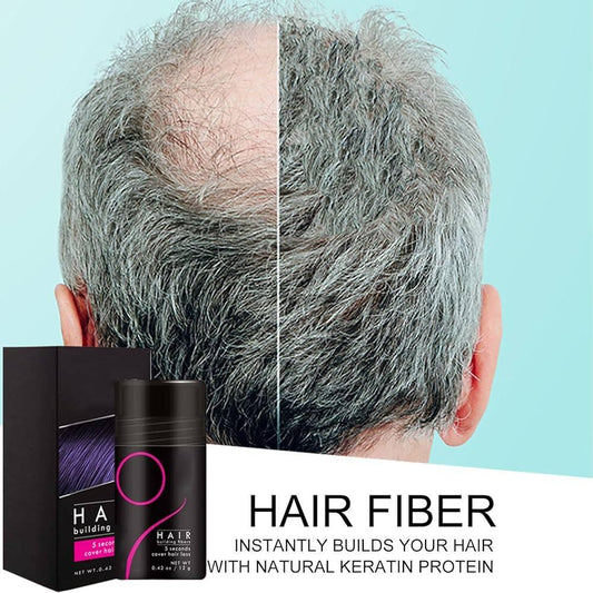 Revitalize your hair with Volume-boosting Hair building fibre.