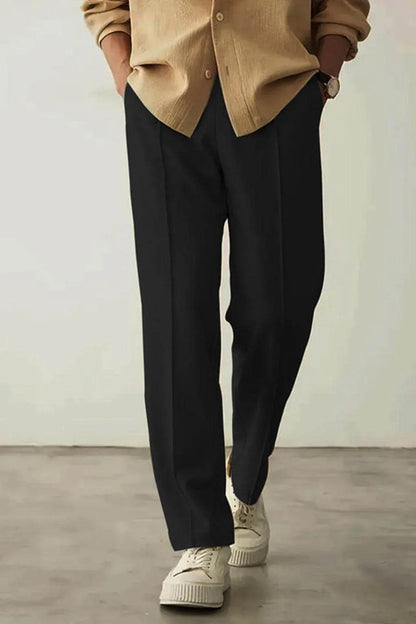 Noir relaxed Fit trousers.