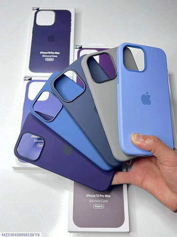 Iphone 15 plus / Pro max official case - Silicone mobile cover.