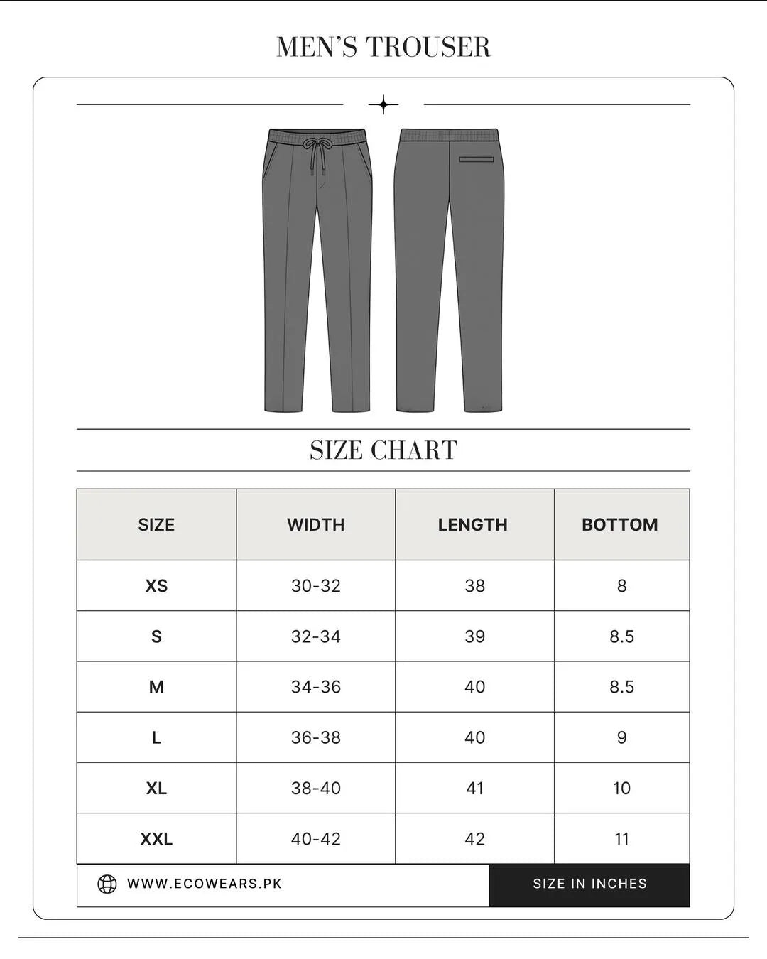 Pleated straight Fit Trousers
