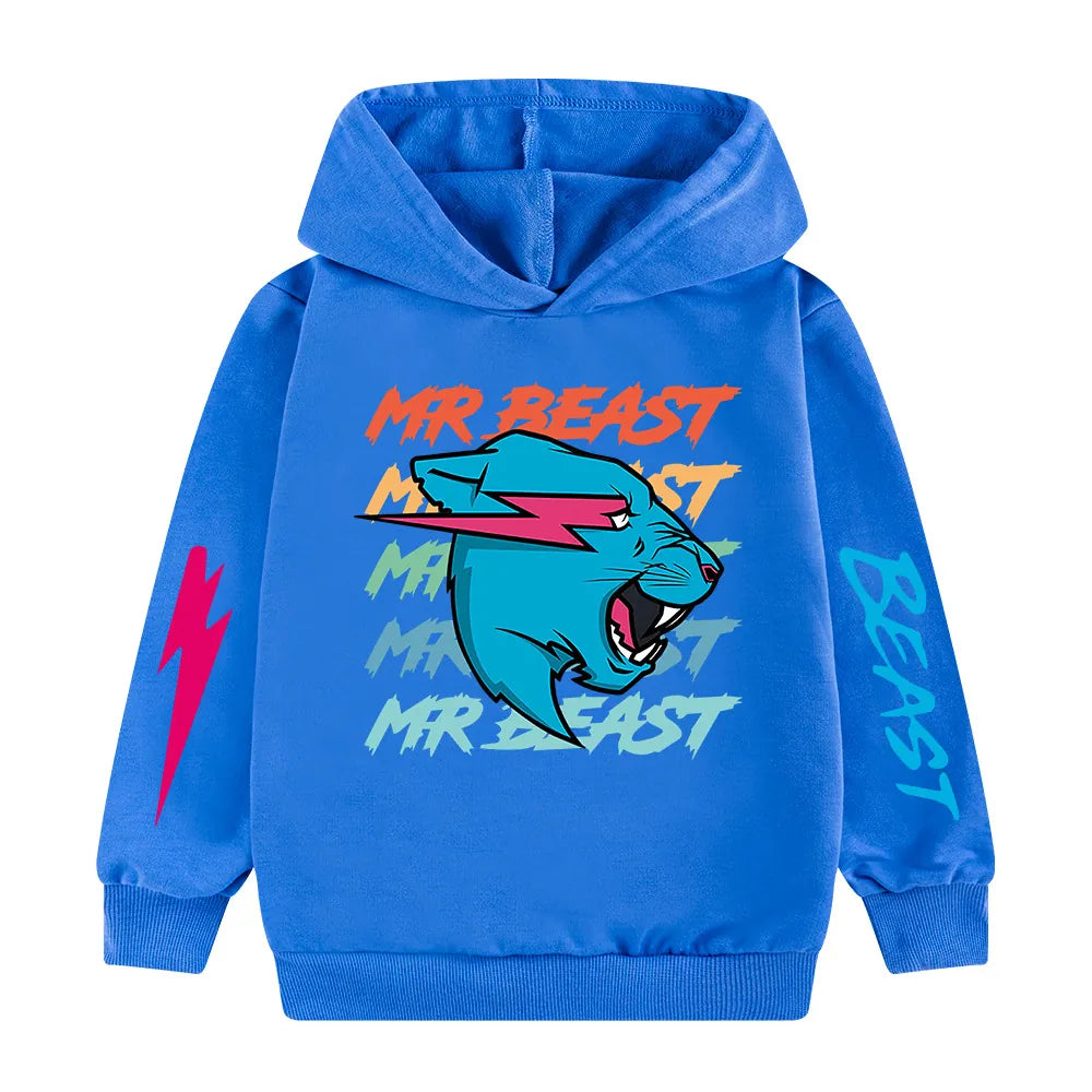 Cross-border hot supply MR BEAST children's hoodie sweater