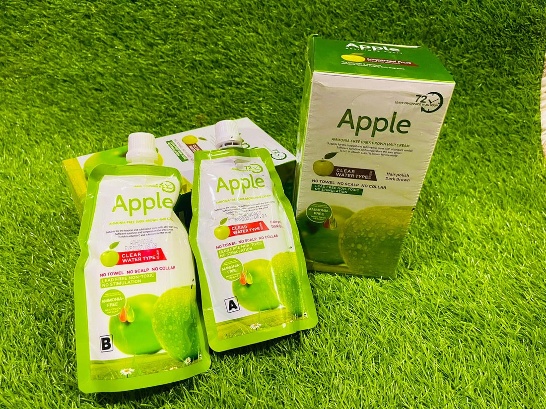 Apple Hair Color 200ml Nourishing, Lustrous Color (Dark Brown)