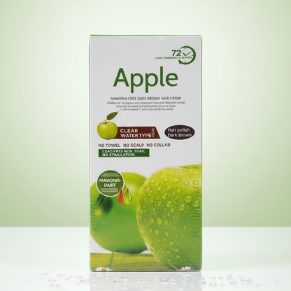 Apple Hair Color 200ml Nourishing, Lustrous Color (Dark Brown)