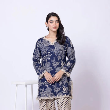 Embroidered | Heavy Textured Cotton Kurta