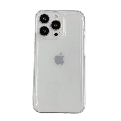 Black transparent anti-fall phone case for Apple 16 Promax, available wholesale.