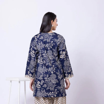 Embroidered | Heavy Textured Cotton Kurta