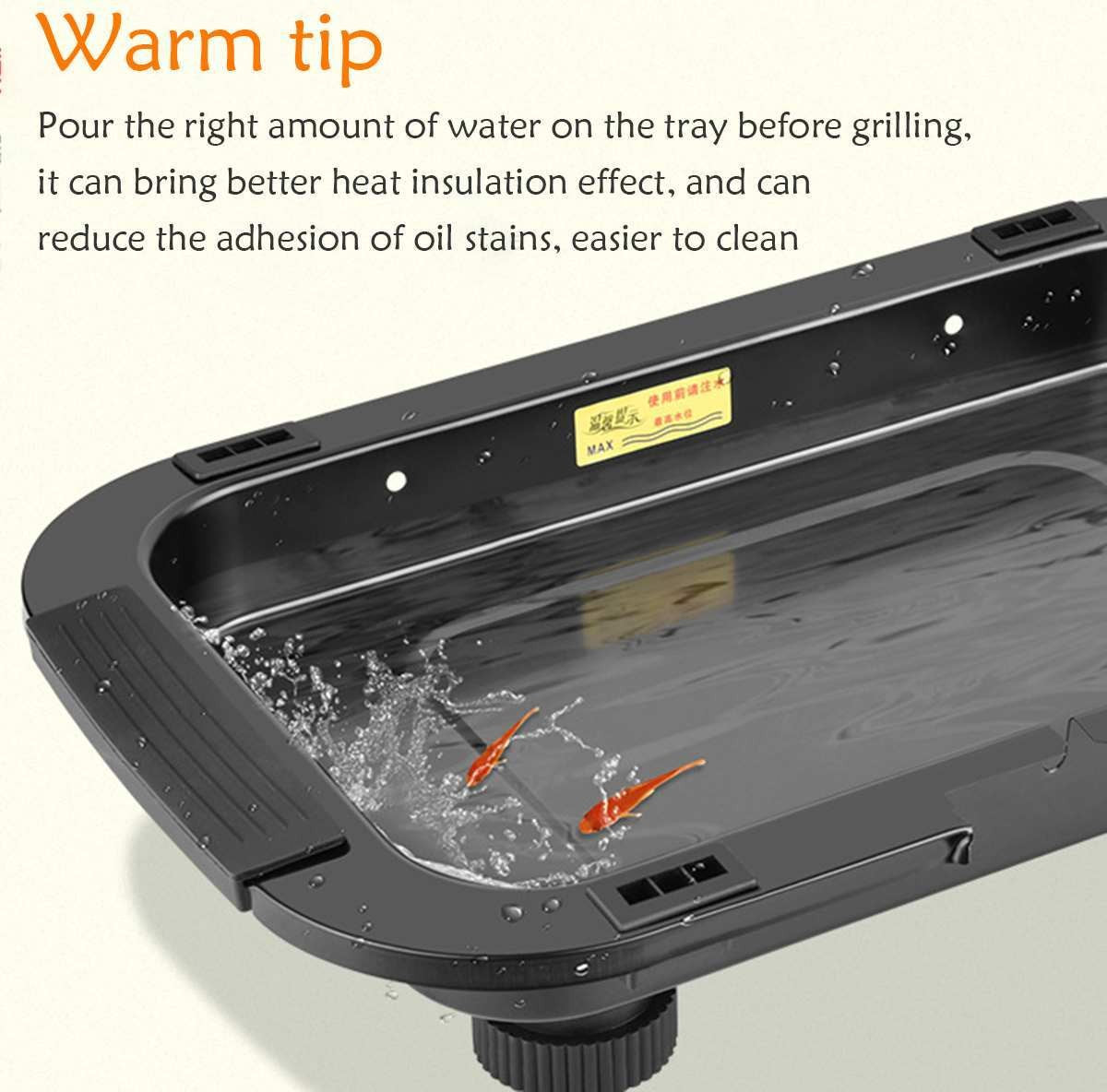 European Standard Spot Household Smokeless  Electric Barbecue Grill