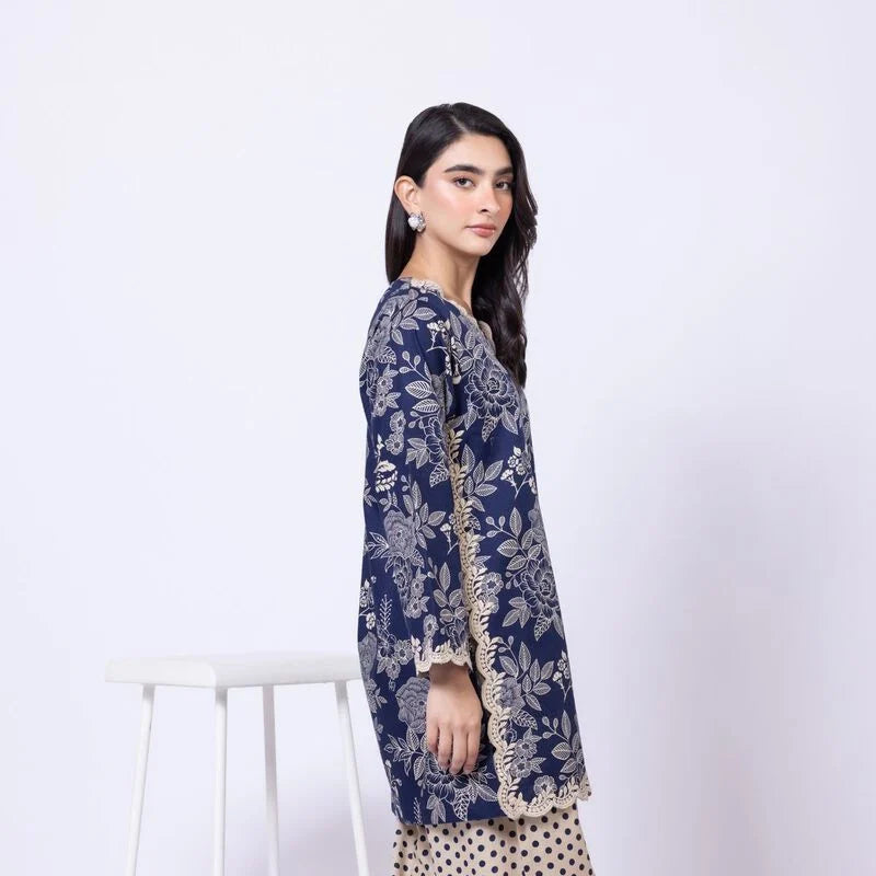 Embroidered | Heavy Textured Cotton Kurta