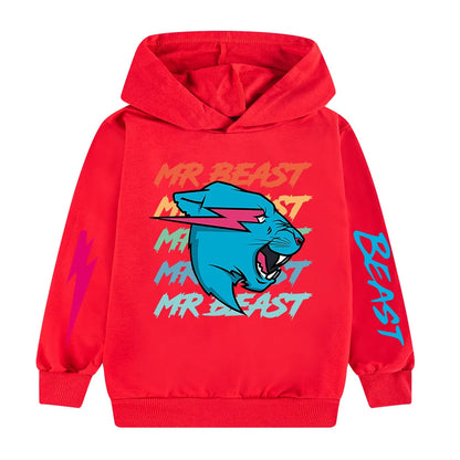 Cross-border hot supply MR BEAST children's hoodie sweater
