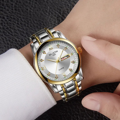 Swiss Brand Men's Outdoor Quartz Watch: Business, Waterproof, Luminous, Fashion.