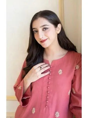 Women's Unstitched Embroidered Suit