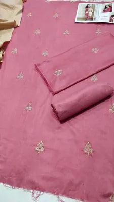 Women's Unstitched Embroidered Suit