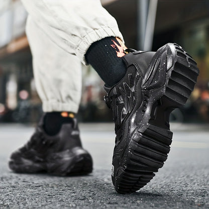 Men'S Breathable Running Shoes - Lightweight Sneakers with Cushioned TPU Sole,