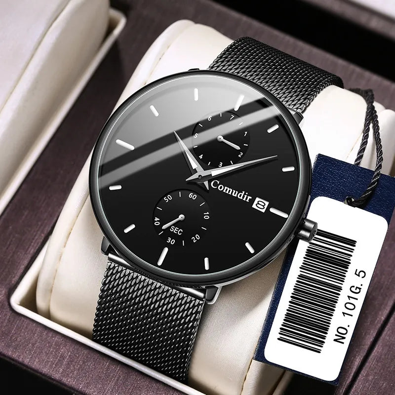 Men's fashion quartz watches, business waterproof student watches, cross-border wholesale.
