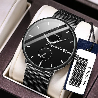 Men's fashion quartz watches, business waterproof student watches, cross-border wholesale.