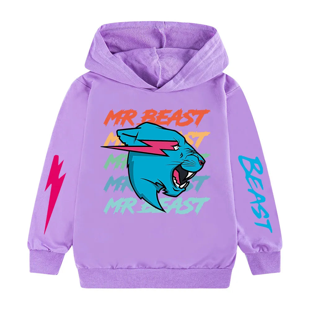 Cross-border hot supply MR BEAST children's hoodie sweater