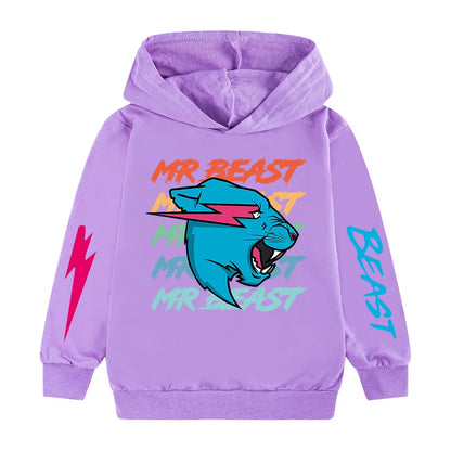 Cross-border hot supply MR BEAST children's hoodie sweater