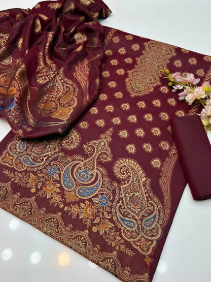 KHAADI LAWN JACQUARD BAROSHA
