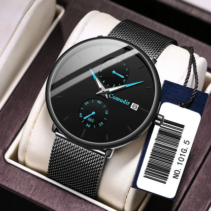 Men's fashion quartz watches, business waterproof student watches, cross-border wholesale.