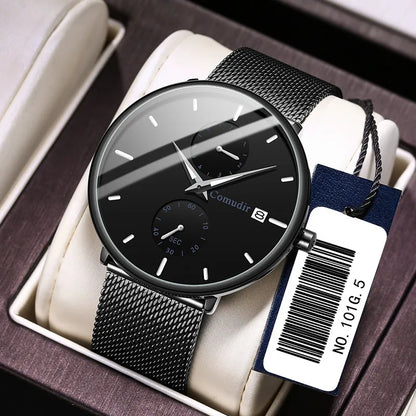 Men's fashion quartz watches, business waterproof student watches, cross-border wholesale.