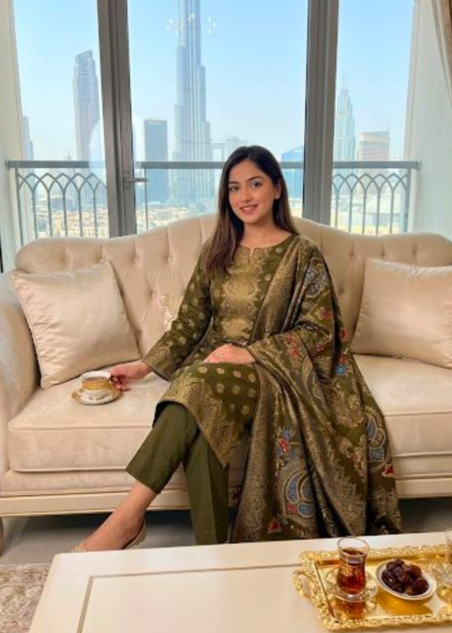 KHAADI LAWN JACQUARD BAROSHA