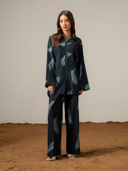 Ladies Cambric Co-ord Set- Embroidered