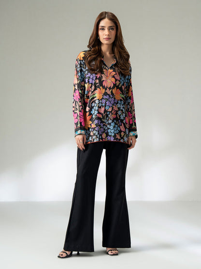 Ladies Cambric Co-ord Set- Embroidered