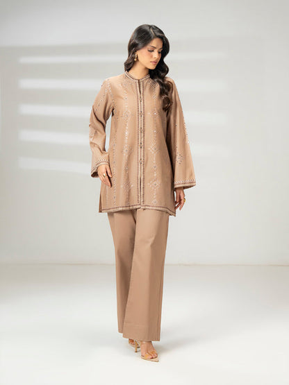 Ladies Cambric Co-ord Set- Embroidered