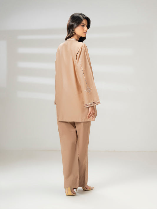 Ladies Cambric Co-ord Set- Embroidered