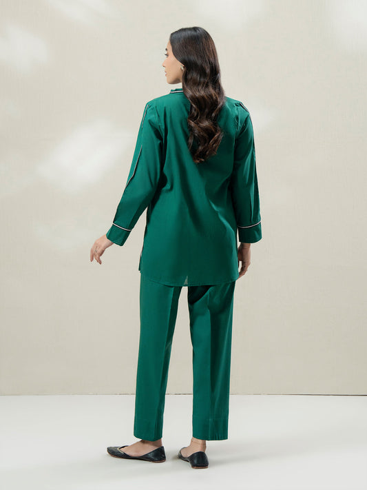Ladies Cambric Co-ord Set- Embroidered