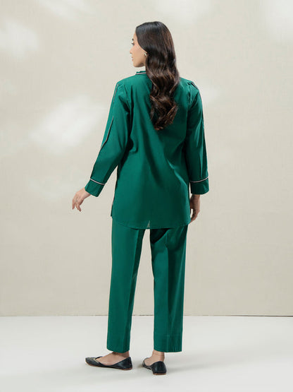 Ladies Cambric Co-ord Set- Embroidered
