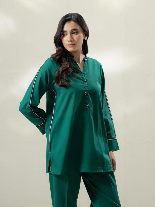 Ladies Cambric Co-ord Set- Embroidered
