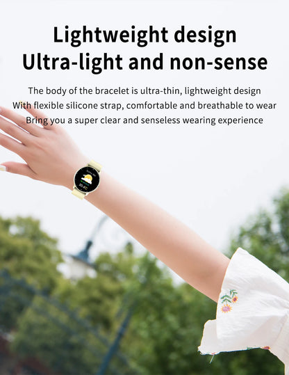 LIGE 2025 Smartwatch – Waterproof, Heart Rate Monitor for men, women