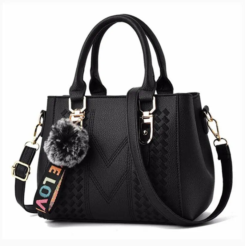 Chic Embroidered Shoulder Bag – Premium Leather Handbag for Women