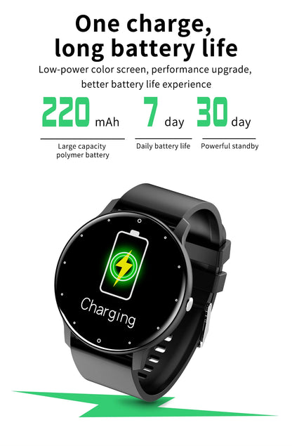 LIGE 2025 Smartwatch – Waterproof, Heart Rate Monitor for men, women