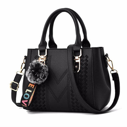 Chic Embroidered Shoulder Bag – Premium Leather Handbag for Women