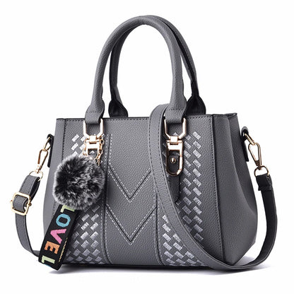Chic Embroidered Shoulder Bag – Premium Leather Handbag for Women