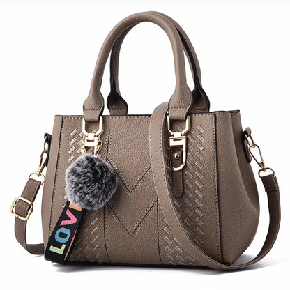 Chic Embroidered Shoulder Bag – Premium Leather Handbag for Women