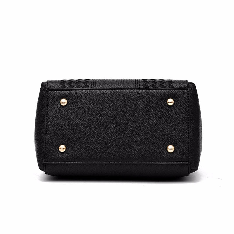 Chic Embroidered Shoulder Bag – Premium Leather Handbag for Women