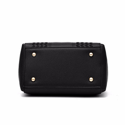 Chic Embroidered Shoulder Bag – Premium Leather Handbag for Women