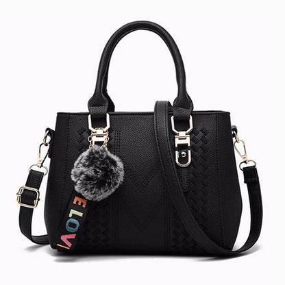 Chic Embroidered Shoulder Bag – Premium Leather Handbag for Women