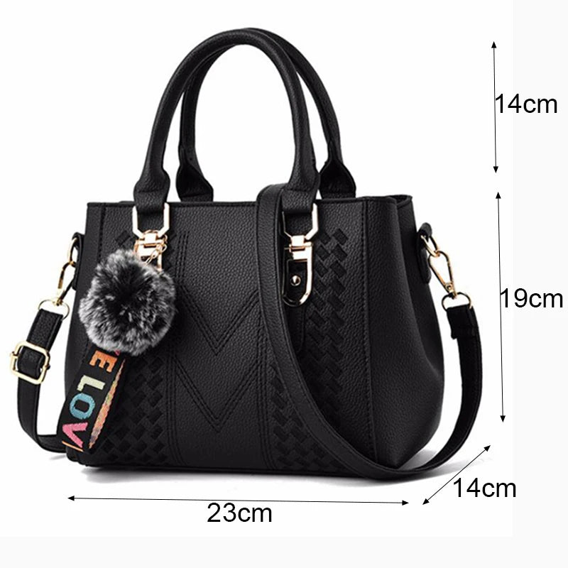 Chic Embroidered Shoulder Bag – Premium Leather Handbag for Women
