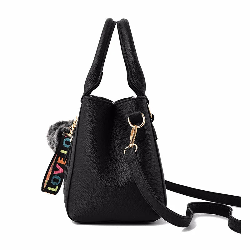Chic Embroidered Shoulder Bag – Premium Leather Handbag for Women