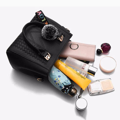 Chic Embroidered Shoulder Bag – Premium Leather Handbag for Women