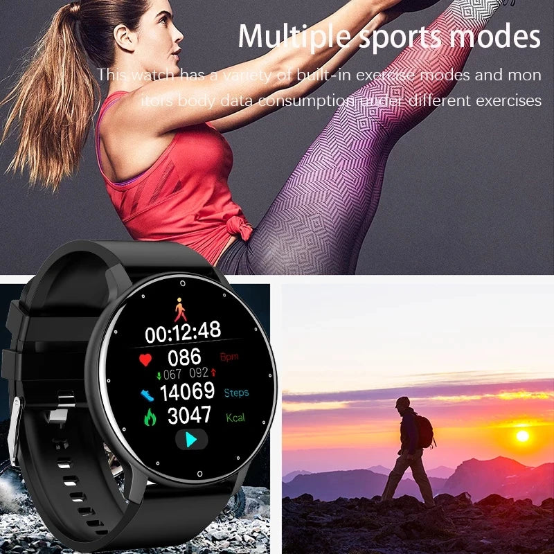 LIGE 2025 Smartwatch – Waterproof, Heart Rate Monitor for men, women