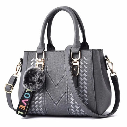 Chic Embroidered Shoulder Bag – Premium Leather Handbag for Women