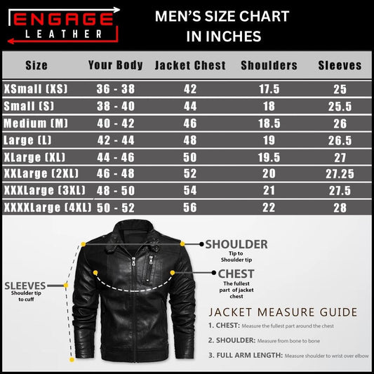 MEN BROWN LEATHER BOMBER JACKET BROWNVILLE